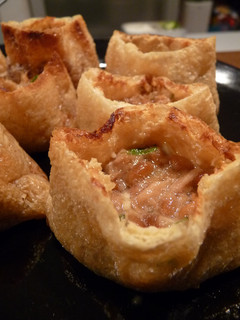 ツナ納豆入り焼き油揚げ-レシピのメイン写真