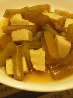 フキと高野豆腐の煮物-レシピのメイン写真