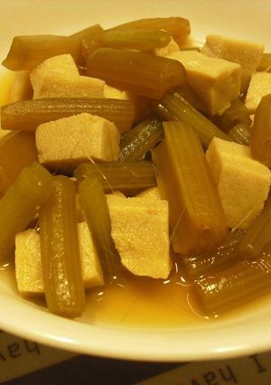 フキと高野豆腐の煮物-レシピのメイン写真
