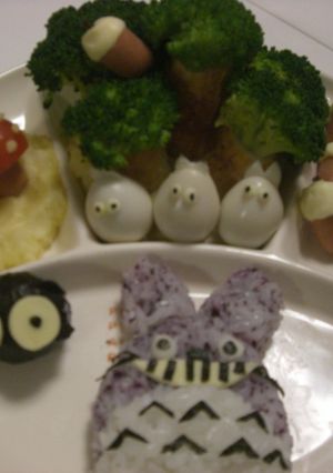 お子様ランチ　トトロ　プレート-レシピのメイン写真
