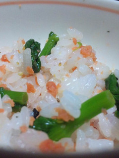 菜の花のシャケご飯-レシピのメイン写真