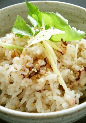 エコレシピ☆たこ飯 たこしゃぶダシ利用ｗ-レシピのメイン写真