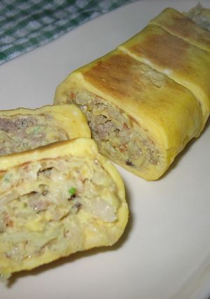 餃子のネタが残った時は☆玉子焼きで決まり-レシピのメイン写真