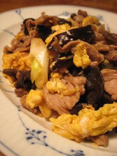 豚肉ときくらげ&ふんわり卵の炒め物。-レシピのメイン写真