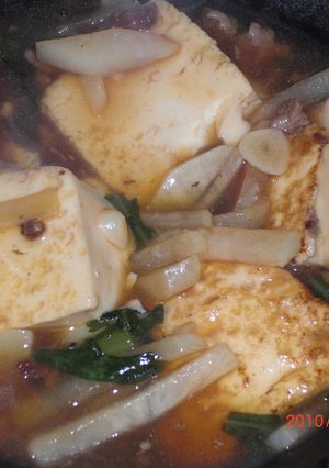 節約☆豆腐のにんにく酢醤油煮込み-レシピのメイン写真