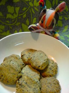 黒胡麻きな粉クッキー-レシピのメイン写真