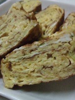 残ったてんかすは卵焼きへ!-レシピのメイン写真