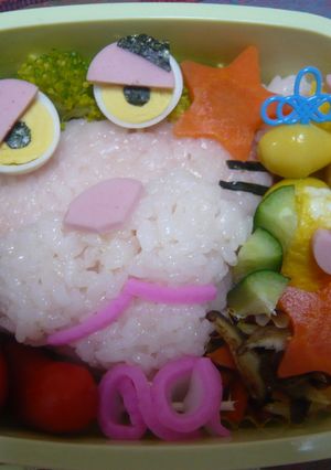 簡単!!ﾋﾟﾝｸﾊﾟﾝｻｰ★ｷｬﾗ弁★-レシピのメイン写真