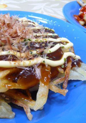ｶﾘｶﾘ♪じゃが芋だけのお好み焼き＆ピザ-レシピのメイン写真