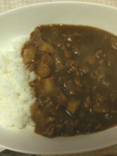 時短で簡単☆みんな大好き挽肉カレー-レシピのメイン写真
