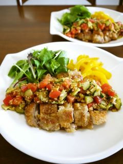 さっぱり中華ソースの油淋鶏♪-レシピのメイン写真