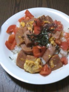 ★たまとまスパム丼★-レシピのメイン写真