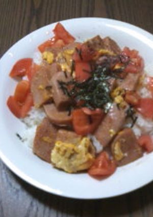 ★たまとまスパム丼★-レシピのメイン写真