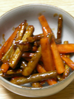 ごぼうの味噌和え-レシピのメイン写真