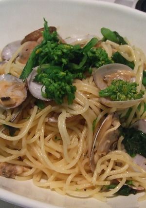 菜の花とアサリのパスタ☆-レシピのメイン写真