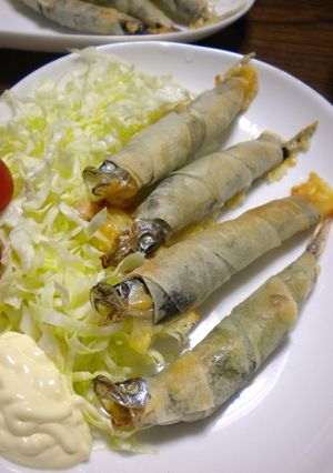 ミイラししゃも【ししゃもの変わり春巻き】-レシピのメイン写真
