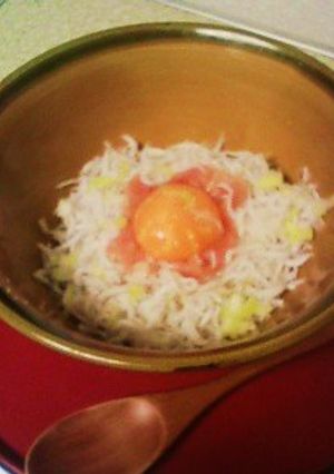 大満足❤しらすとたらこのおどんぶり-レシピのメイン写真
