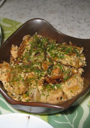 納豆入り鶏つくねとレンコン煮-レシピのメイン写真