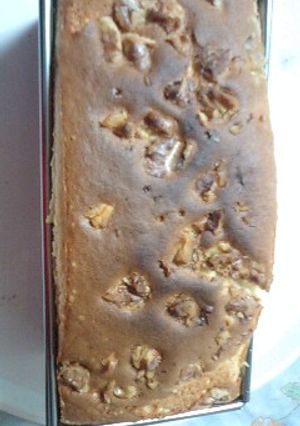 ほぼノンオイル！簡単くるみパウンドケーキ-レシピのメイン写真