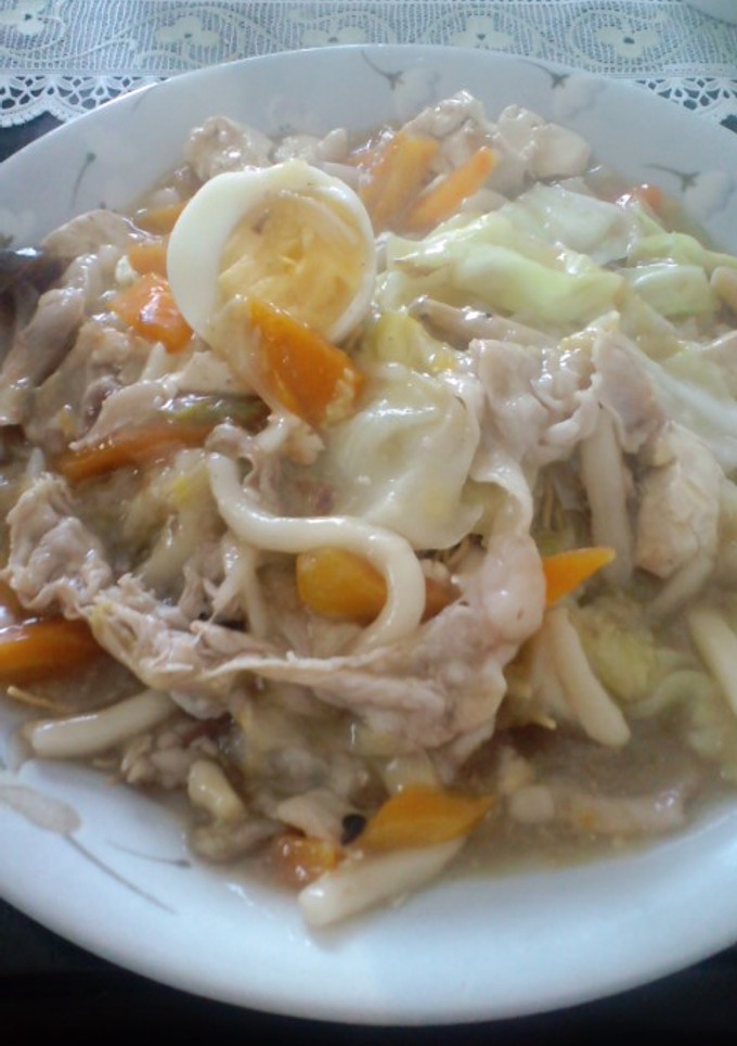 鍋の残りで皿うどん★-レシピのメイン写真