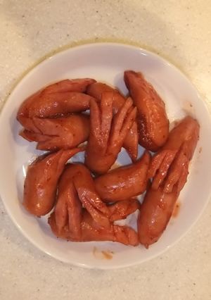 お弁当や朝食に☆ケチャソーセージ☆-レシピのメイン写真