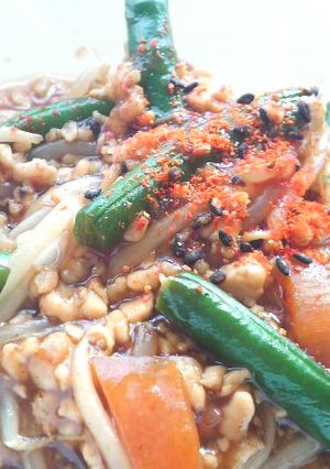 豆腐そぼろとシャッキリもやしあん-レシピのメイン写真