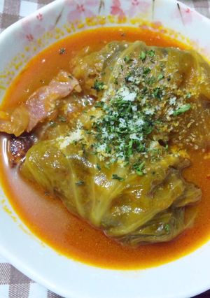 圧力鍋で　ほっこりロールキャベツ♪-レシピのメイン写真