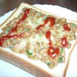 朝食に納豆トースト