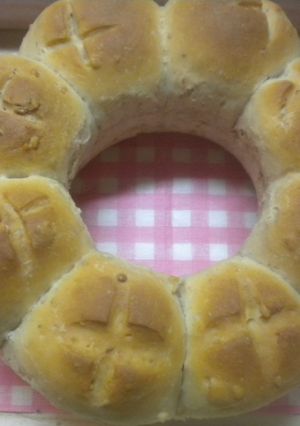 ♪HBで生地♪米粉と胡桃のパン-レシピのメイン写真