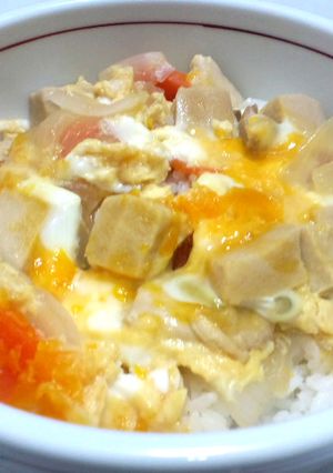 高野豆腐で♪なんちゃって親子丼-レシピのメイン写真