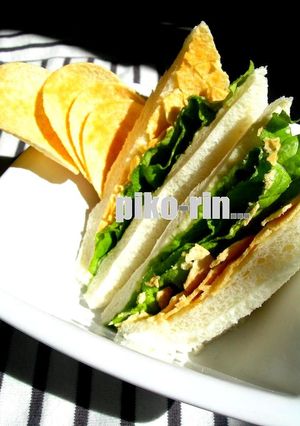 ●ポテトチップス de サンドイッチ●-レシピのメイン写真