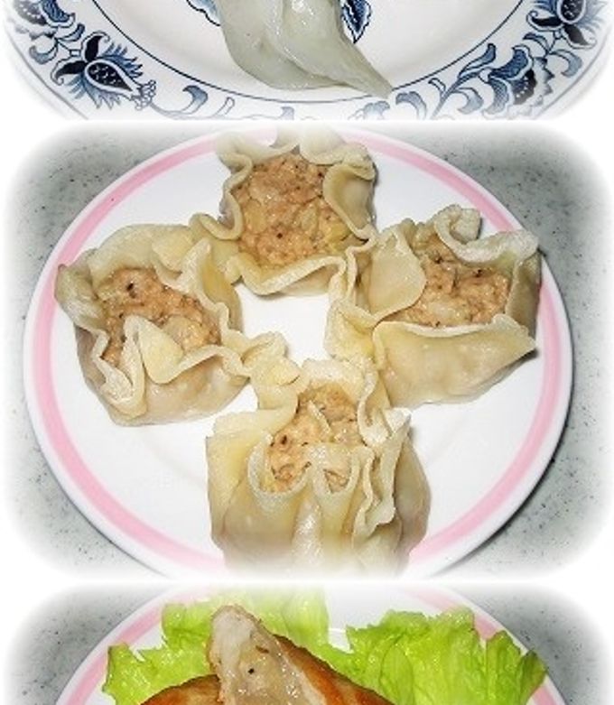 米粉の皮で！餃子・シューマイ・春巻き!! by yushuryo