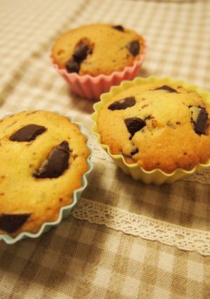 しっとりチョコチップケーキ-レシピのメイン写真