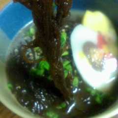 รูปของ ダイエットの友☆モズクでラーメン♪