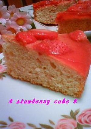 風味いっぱい苺ケーキ♪-レシピのメイン写真