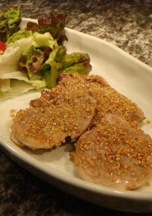 豚肉の★ごま焼き★　胡麻が美味しいよ♪-レシピのメイン写真