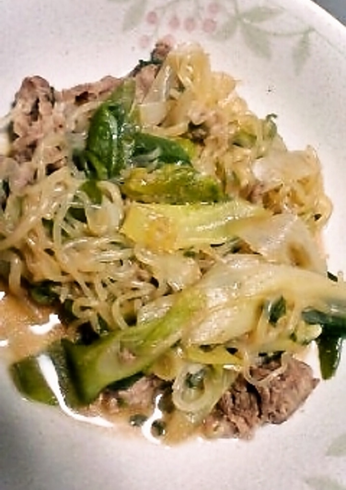 丼でもOK♪豚バラとネギのすき焼き風★-レシピのメイン写真