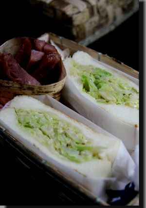 Lunchbox　キャベツだけサンド-レシピのメイン写真
