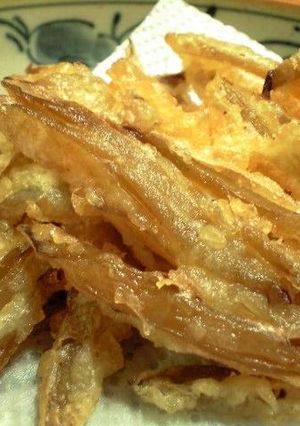 茎わかめの佃煮に飽きたら…天ぷらで！-レシピのメイン写真