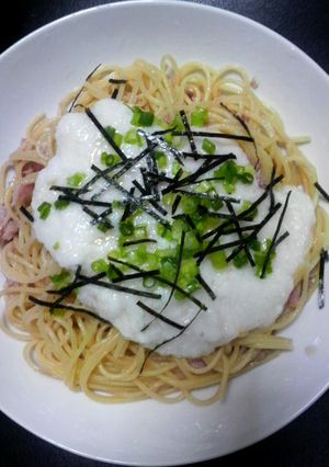 のどごし爽やか☆和風とろろツナパスタ-レシピのメイン写真