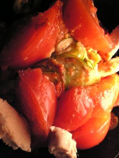 鶏ささみとトマトときゅうりの生姜胡麻和え-レシピのメイン写真