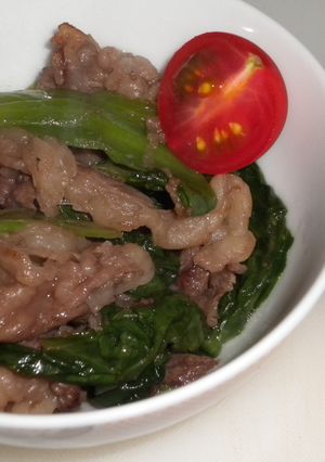 レタスと牛肉の焼肉のタレ炒め-レシピのメイン写真