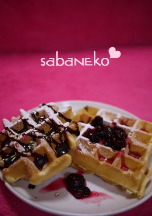 かる～い♪さくさくだけどもちっワッフル-レシピのメイン写真