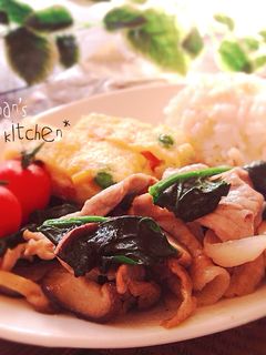✿豚肉とほうれん草のバター炒め✿-レシピのメイン写真