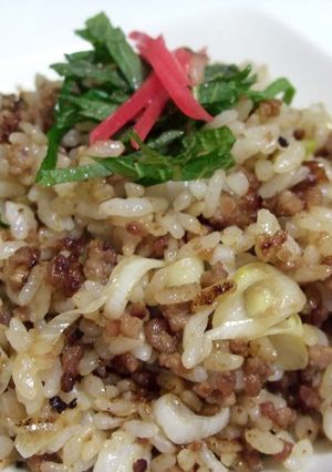 ダブル生姜でそぼろ炒飯-レシピのメイン写真