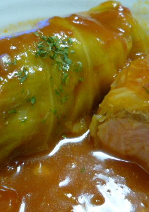 魚肉ソーセージ入りロールキャベツ♪-レシピのメイン写真