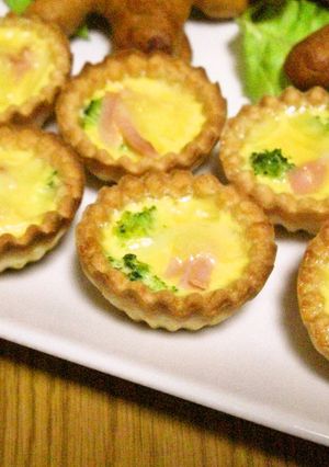 簡単!かわいい♡タルト de キッシュ♬-レシピのメイン写真