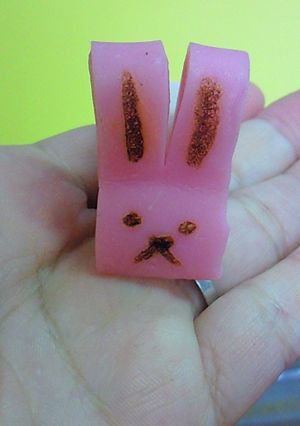 キャラ弁・かまぼこでうさぎさん-レシピのメイン写真