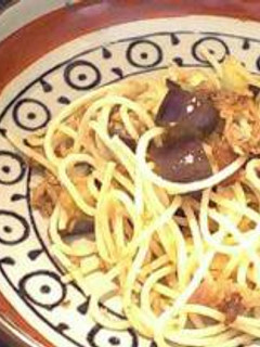 ナスとツナの秋味スパゲッティ-レシピのメイン写真