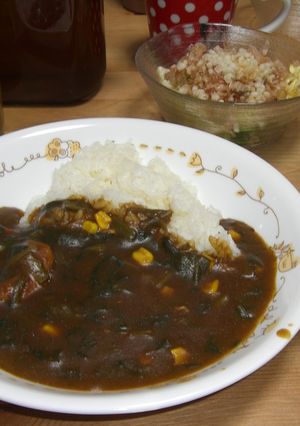 ふわっふわチキンと小松菜のカレー-レシピのメイン写真